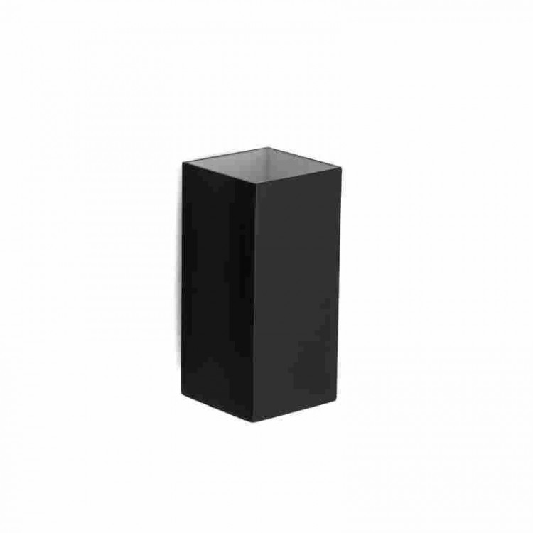 DUVARA MONTE KARE SİYAH DİŞ FIRÇALIK 130X71X60 Mm