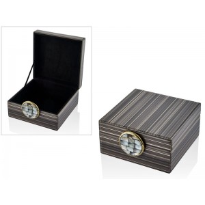 BAR BARCODE DESIGN LARGE SQUARE BOX 20x13x8cm