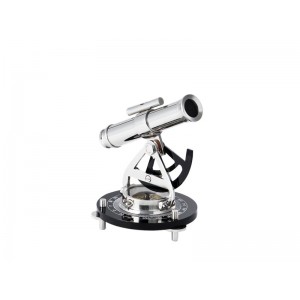 DECORATIVE THEODOLITE NICKEL BLACK 10x16x14cm