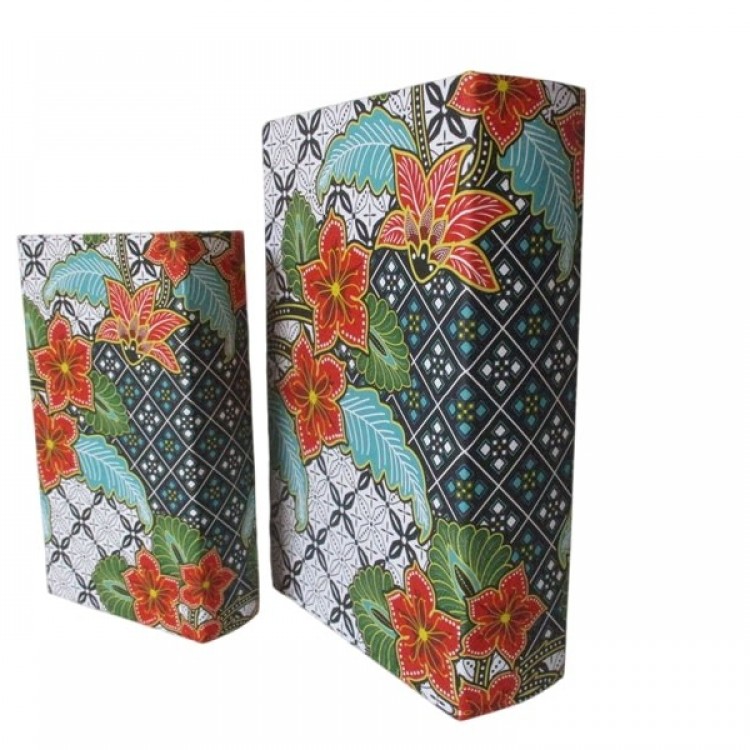 FLOWERS 2LI KITAP KUTU SETI 27X18, 21X13 CM