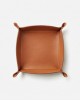 DERİ TABAK TERRACOTTA RENGİ 20x20cm