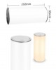 ŞARJ EDİLEBİLİR USB  DIMMABLE MASA LAMBASI  BEYAZ KASA