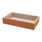 TERRACOTTA DERİ  DEKORATİF KUTU 16x27x5h cm