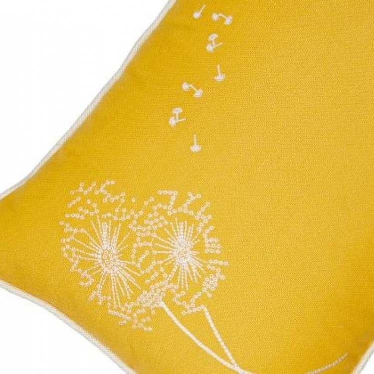 SUNBRELLA YELLOW DREAM LUMBAR NAKIŞLI YASTIK 35x35cm