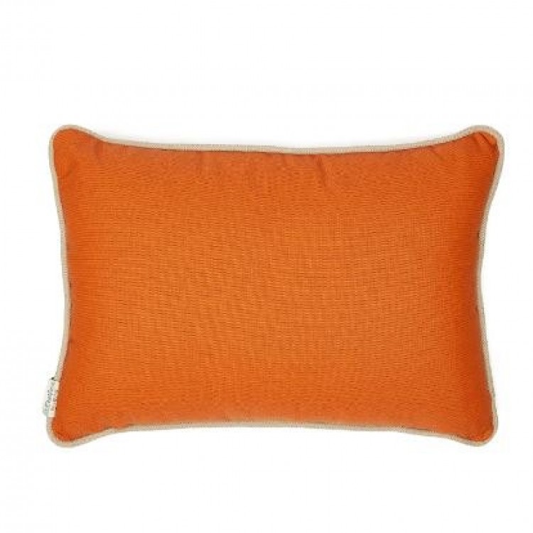 SUNBRELLA KNOT PUMPKIN LUMBAR NAKIŞLI YASTIK 35x35cm