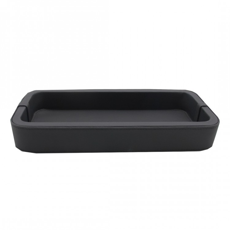 SİYAH OLYMPIA DERİ TEPSİ 13x30x4