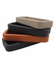 SİYAH OLYMPIA DERİ TEPSİ 13x30x4