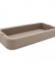 TAUPE OLYMPIA DERİ TEPSİ 13x30x4