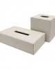 BEYAZ DIAMANTE SNOW DİKDÖRTGEN DERİ MENDİL SELPAK KUTUSU 26x15x9cm