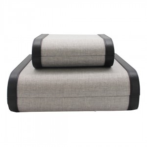 İKİLİ  DERİ  DETAYLI DEKORATİF KUTU