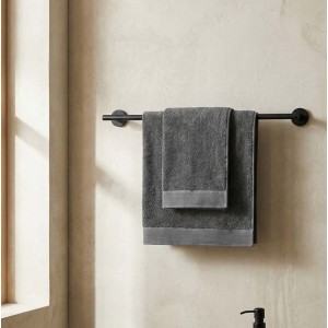 LIANA ANTRASİT BANYO HAVLUSU 80x150