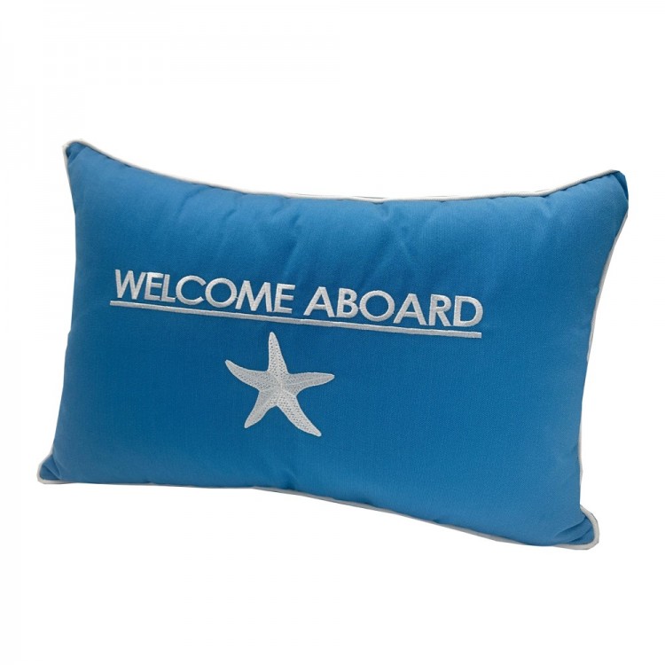 SUNBRELLA WELCOME ABOARD 40x60 cm