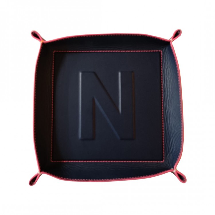 DERİ TABAK MONOGRAMLI 