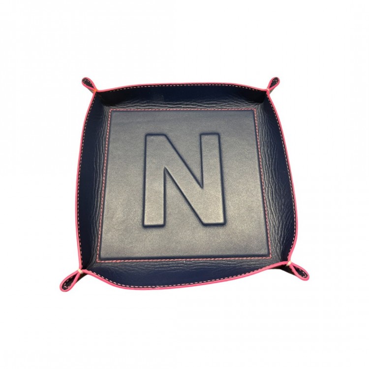 DERİ TABAK MONOGRAMLI 