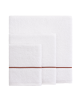 500GSM BEYAZ TEK SIRA BORDO PİKOLU PİKOLU HAVLU 70x140cm