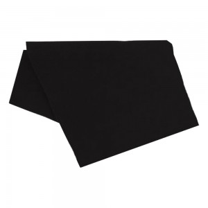 POLAR ŞAL - SİYAH 70x170cm (LOGO NAKIŞ DAHİL) 