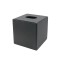 DERİ KÜP MENDİL KUTUSU SİYAH