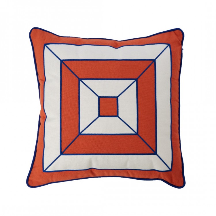 SUNBRELLA SQUARE ORANGE 45x45cm