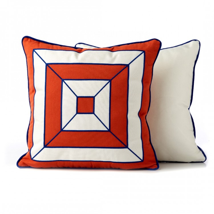 SUNBRELLA SQUARE ORANGE 45x45cm