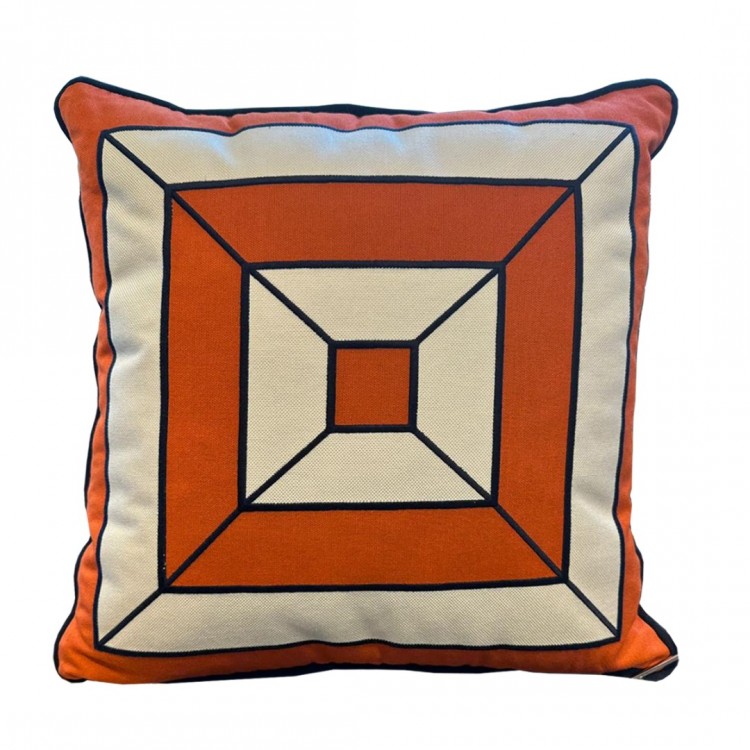 SUNBRELLA SQUARE ORANGE 45x45cm