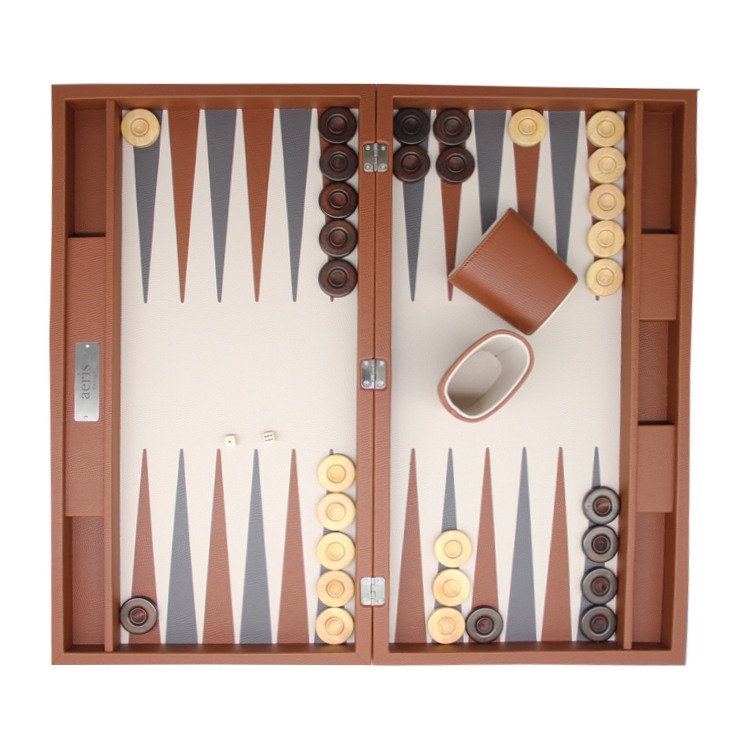 TERRACOTTA BÜYÜK DERİ TAVLA 28x52cm