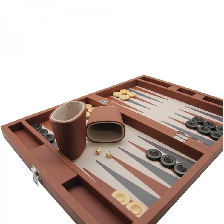 TERRACOTTA BÜYÜK DERİ TAVLA 28x52cm