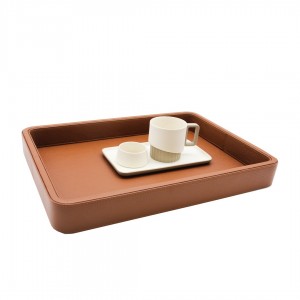 TABA OLYMPIA HAKİKİ DERİ ORTA BOY TEPSİ 30x41x5