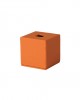 TERRACOTTA DERİ KÜP MENDİL KUTUSU PEÇETELİK