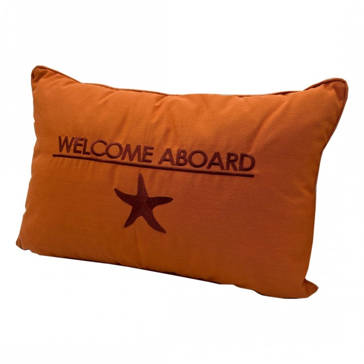 SUNBRELLA WELCOME ABOARD 40x60 cm