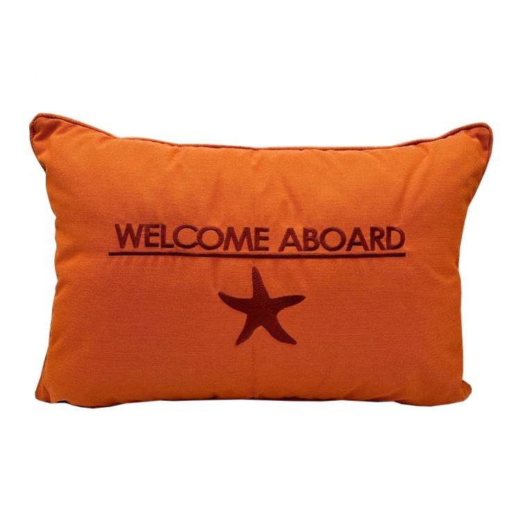 SUNBRELLA WELCOME ABOARD 40x60 cm