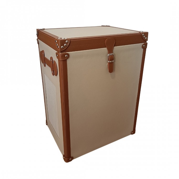 DERİ ÇAMAŞIR / OYUNCAK SEPETİ 45x35x60h cm