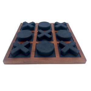 TIC TAC TOE - XOX LACİVERT OYUN DERİ