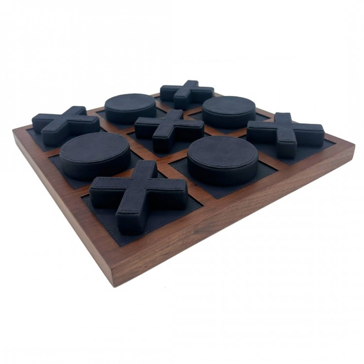 TIC TAC TOE - XOX LACİVERT OYUN DERİ
