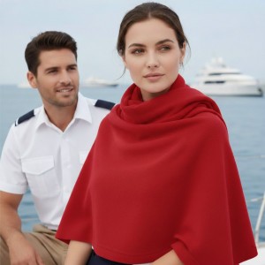 POLAR ŞAL - KIRMIZI 70x170cm (LOGO NAKIŞ DAHİL) 