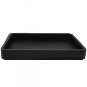 SİYAH OLYMPIA HAKİKİ DERİ BÜYÜK BOY TEPSİ 35x47x6