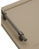 TAUPE RENK PLATIN MODEL KÜÇÜK BOY DERİ TEPSİ 28x40