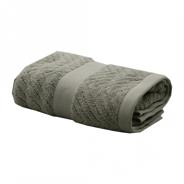 ZİKZAK JAKARLI COOL SAGE RENK HAVLU 480GSM 70x140cm