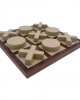 TIC TAC TOE - XOX OYUN TAUPE DERİ