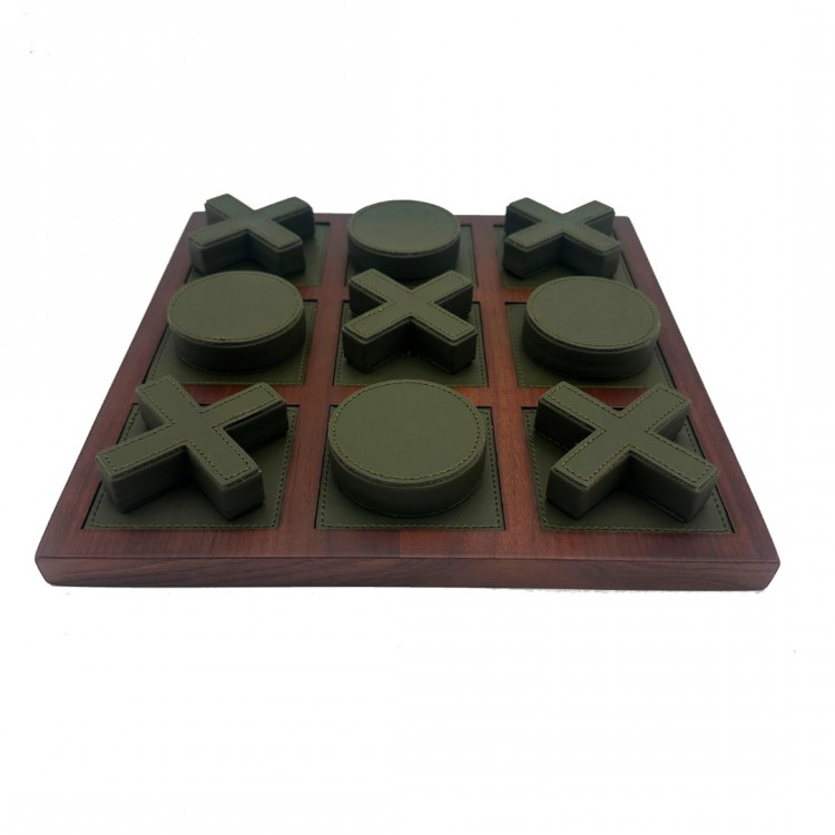TIC TAC TOE - XOX YEŞİL OYUN DERİ