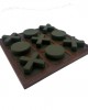 TIC TAC TOE - XOX YEŞİL OYUN DERİ