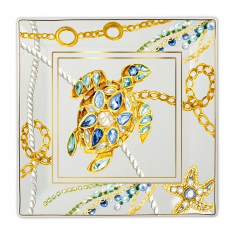 BACI MILANO PORTOFINO KARE TEPSİ 17x17CM