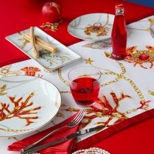 BACI MILANO PORTOFINO KIRMIZI RUNNER 48x150
