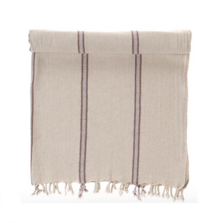 BULDANS SMYRNA PEŞTAMAL ÇELİK GRİ / kAHVE 90x170