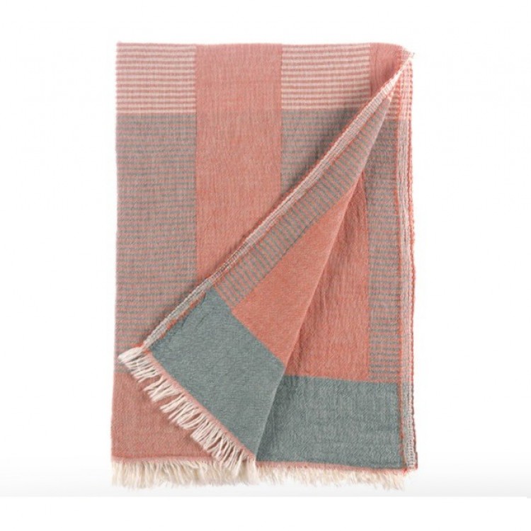 BULDANS VELA  PEŞTAMAL TROPİK YEŞİL / MERCAN 90x170