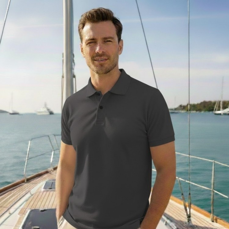 DRY TOUCH POLO YAKA TSHIRT ERKEK ANTRASİT