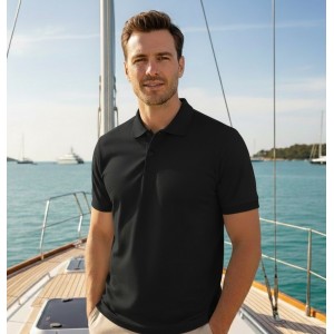 DRY TOUCH POLO YAKA TSHIRT ERKEK SİYAH
