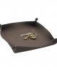 DERİ TABAK MOCCA RENGİ 20x20cm
