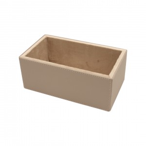 DERİ KUTU TAUPE RENK 22x12x10 cm DERİ KUTU TAUPE RENK 22x12x10 cm