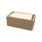 DERİ KUTU TAUPE RENK 22x12x10 cm