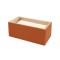 DERİ KUTU TERRACOTTA RENK 22x12x10 cm